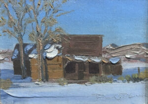Oil Painting By Paul Folwell,  5"x7"