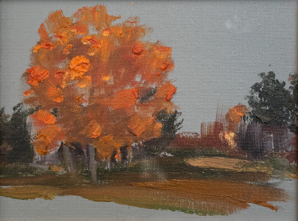 Oil Painting By Paul Folwell,, 6"x8"