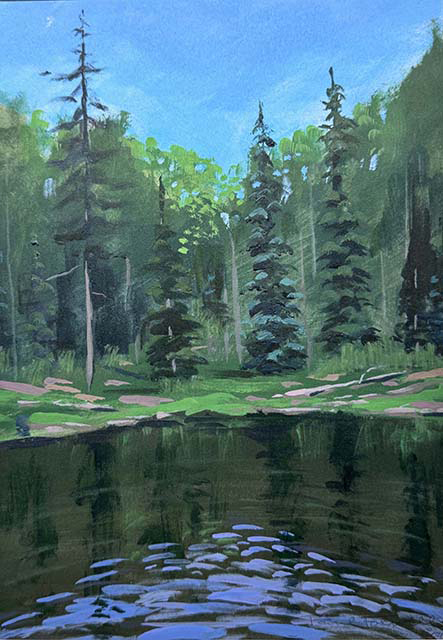 Acrylic Painting, 10"x7"