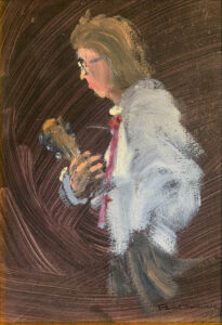 Oil Painting By Paul Folwell, 10"X7"